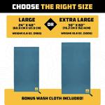 Wise Owl Compact Quick-Dry Microfiber Camping Towel