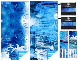 2 Pack Lightweight Quick Dry Beach Towels