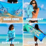 2 Pack Lightweight Quick Dry Beach Towels