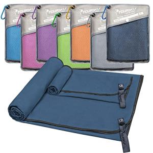 2 Pack Quick Dry Microfiber Travel Towels