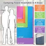 2 Pack Quick Dry Microfiber Travel Towels