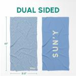 SUN'Y Large Quick-Dry Sand-Free Beach Towel