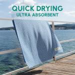 SUN'Y Large Quick-Dry Sand-Free Beach Towel