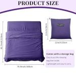 Compact Sleeping Bag Liner for Travel and Camping