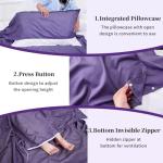 Compact Sleeping Bag Liner for Travel and Camping