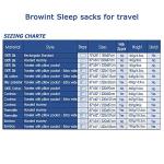 Browint Extra Wide Silk Sleeping Bag Liner