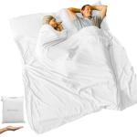 Queen Size 2-Person Travel Sleeping Bag Liner