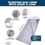 Ultralight Sleeping Bag Liner for Travel and Camping