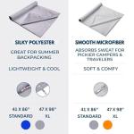 Ultralight Sleeping Bag Liner for Travel and Camping