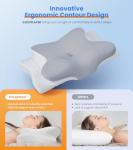 Ergonomic Cooling Pillow for Neck Support