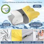 Ergonomic Cooling Neck Pillow for Pain Relief