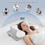 Ergonomic Cooling Neck Pillow for Pain Relief