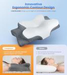 Cooling Neck Support Pillow for Comfortable Sleep