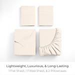 Mellanni King Bed Sheets Set - Ultra Soft 4 PC