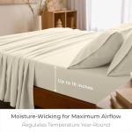 Mellanni King Bed Sheets Set - Ultra Soft 4 PC