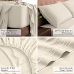 Mellanni King Bed Sheets Set - Ultra Soft 4 PC