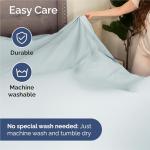 Cozy Ice Blue King Size 4-Piece Sheet Set