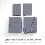 Luxury Cooling King Sheets Set - 4 Pieces