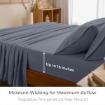 Luxury Cooling King Sheets Set - 4 Pieces