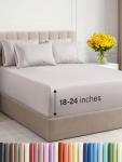 Light Grey Extra Deep King Sheet Set - 6 Pieces