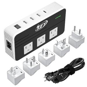 Key Power 230W Voltage Converter & Travel Adapter