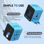 Universal Travel Adapter with 4 USB Ports