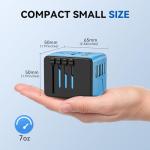 Universal Travel Adapter with 4 USB Ports