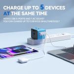 Universal Travel Adapter with 4 USB Ports