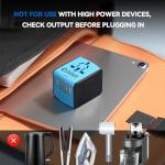 Universal Travel Adapter with 4 USB Ports