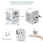 TESSAN Universal Travel Adapter with 4 USB Ports