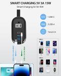 BEVA Travel Power Strip with USB Ports and Extension