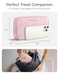 BAGSMART Travel Electronics Organizer Case - Pink