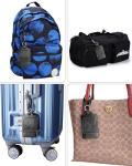 Teskyer 3 Pack PU Leather Luggage Tags