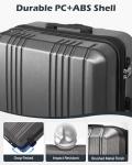 Coolife Hardshell Carry-On Suitcase with TSA Lock