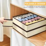Joyoldelf 24 Cell Sock and Accessories Organizer