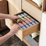 Joyoldelf 2-Pack Sock Drawer Organizer Divider Set