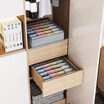 Joyoldelf 2-Pack Sock Drawer Organizer Divider Set