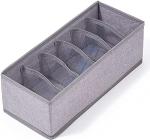 Qozary 6 Pack Drawer Organizer for Clothes and Accessories