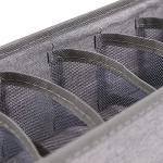 Qozary 6 Pack Drawer Organizer for Clothes and Accessories