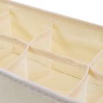 Qozary 3 Pack Drawer Organizer for Clothes and Socks