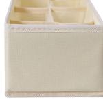 Qozary 3 Pack Drawer Organizer for Clothes and Socks