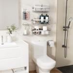 Veken 6-Pack Wall-Mounted Shower Caddy Set