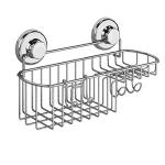 HASKO Suction Cup Shower Caddy with Soap Dish