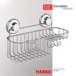 HASKO Suction Cup Shower Caddy with Soap Dish
