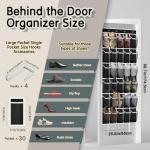 Over the Door Shoe Organizer with 30 Pockets