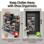 Over the Door Shoe Organizer with 30 Pockets