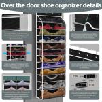 Over the Door Shoe Organizer with 12 Pockets