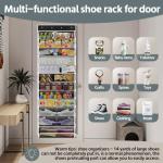 Over the Door Shoe Organizer with 12 Pockets