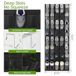 Over-the-Door Shoe Organizer with 40 Mesh Pockets