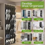 Over-the-Door Shoe Organizer with 40 Mesh Pockets
